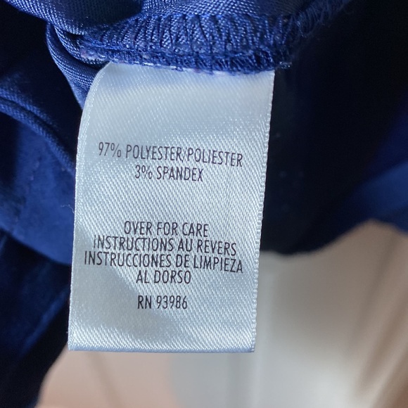 Vintage August Max Long Sleeve Button Down Shirt Suede Like Feel Blue Size 1X - Picture 9 of 10